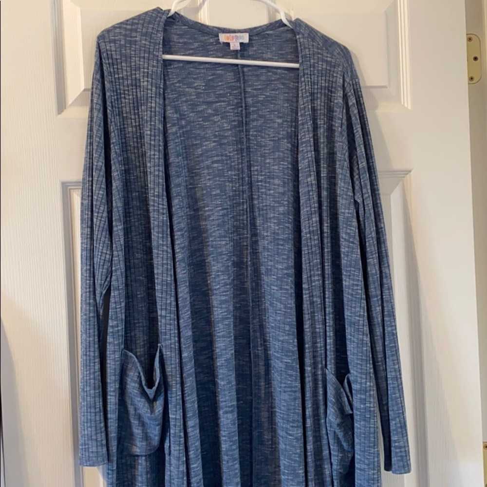 Lula Roe Sarah Long Cardigan/Duster; Size L